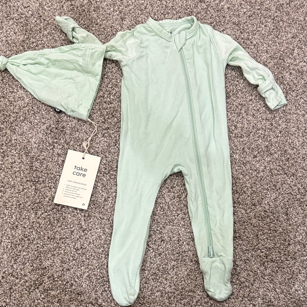 Kyte BABY Light Green Kids Footie
